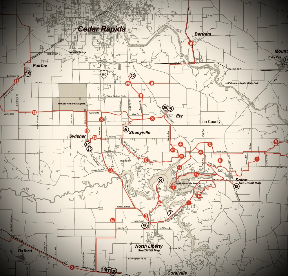 The Membership & Trail Map